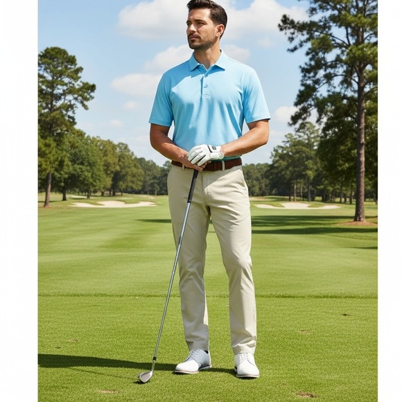Under Armour Men's Performance Golf Pants Size 42/32 Athletic Chino Stretch - Picture 1 of 10
